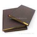 Oanpaste Gold Gilded Hardcover Boekdruk tsjinst